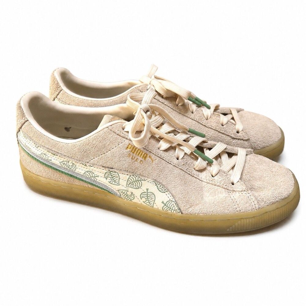 Puma Suede x Animal Crossing New Horizons Shoes Mens 10.5 Gum Sole 382962-01